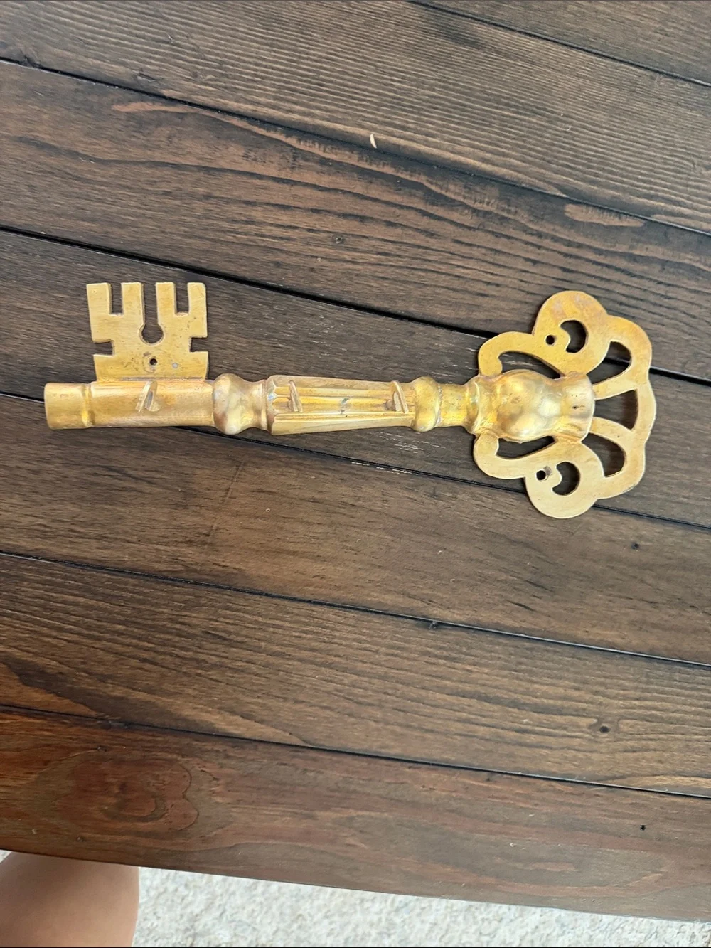 Rustic Vintage Brass Key Holder Antique Look Entryway Key Organizer